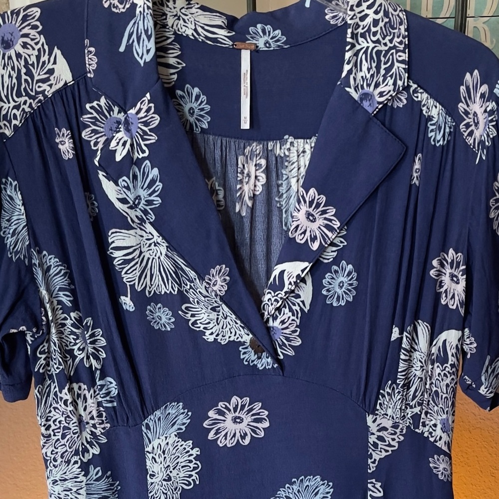 Free People | The “Blue Hawaii" Mini Dress - Picture 4 of 11